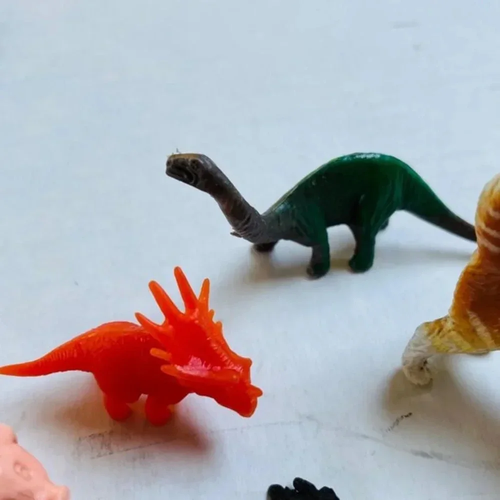 Assorted Animal Kids Toy 9 Pieces‎ Turkey Pig Frog Dinosaur Cat Turtle Learning